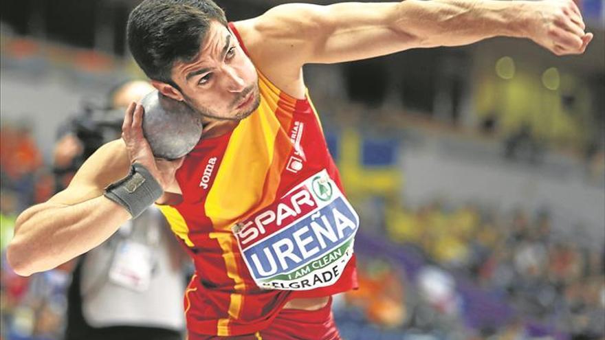 Ureña, lanzado al podio europeo en el heptatlón en Belgrado