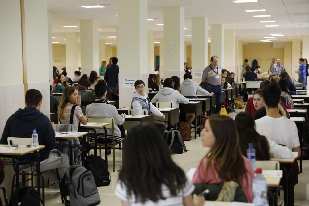 Pruebas de selectividad del campus de Gijón