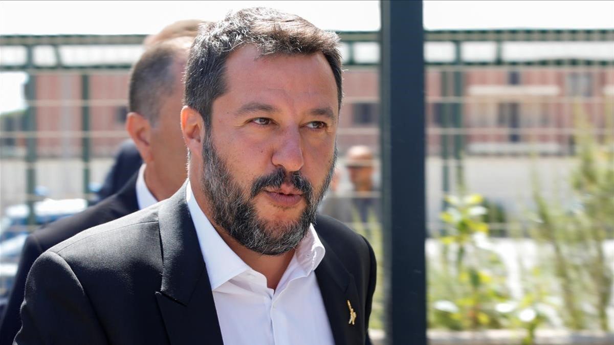 zentauroepp49447721 italian deputy pm matteo salvini arrives to attend a committ190815131907