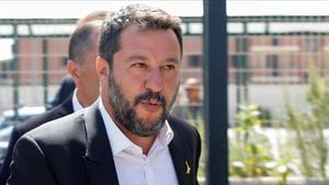 zentauroepp49447721 italian deputy pm matteo salvini arrives to attend a committ190815131907