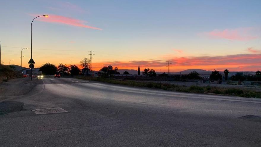 Zona donde se continuará la carretera.