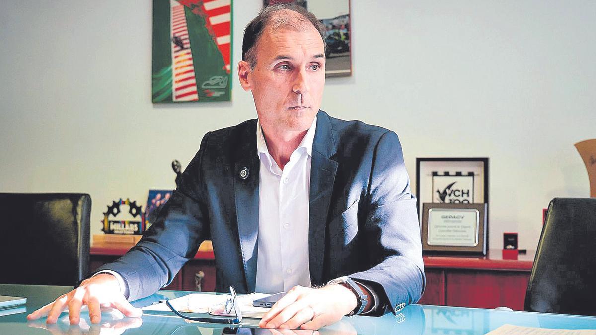 Luis Cervera, director general de deportes de la Generalitat Valenciana