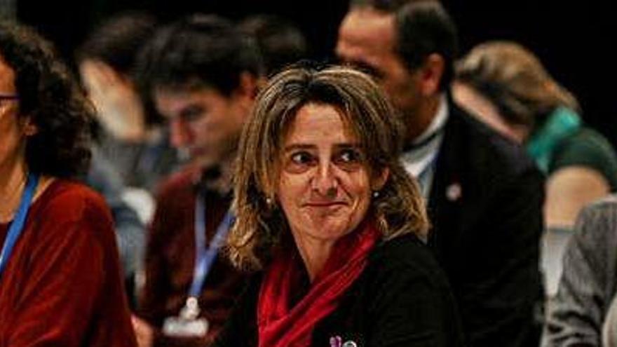 La ministra Ribera va col·laborar en l&#039;acord final.