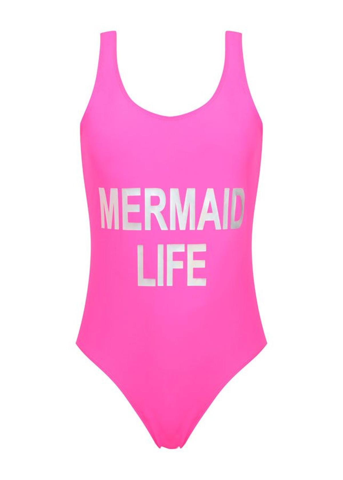 Bañadores con mensaje: mermaid life