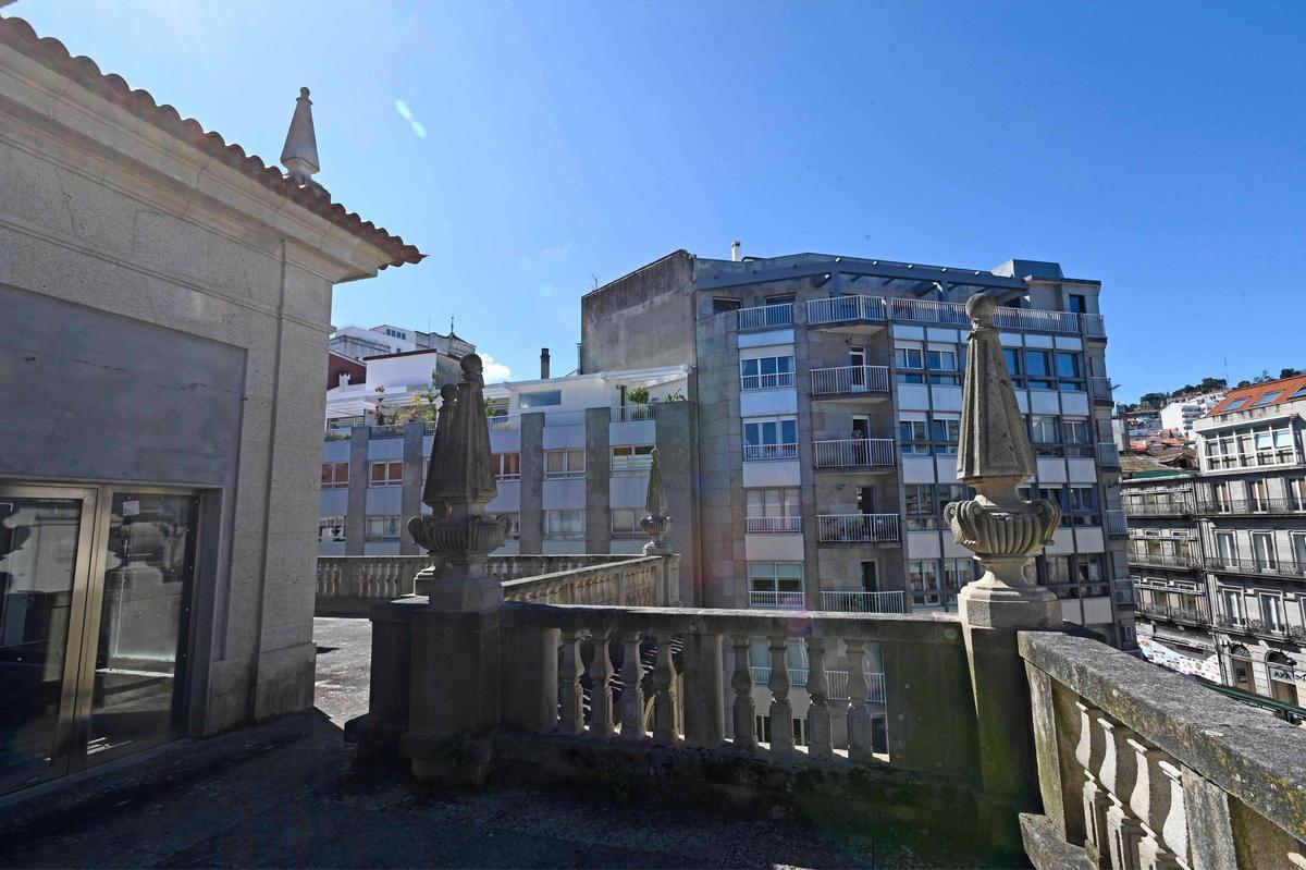 Parte de la terraza del edificio
