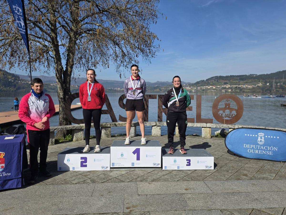 Podio femenino C1 sénior.