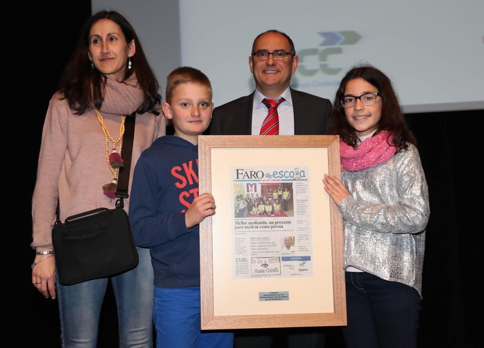 Así fue la entrega de premios de Faro da Escola