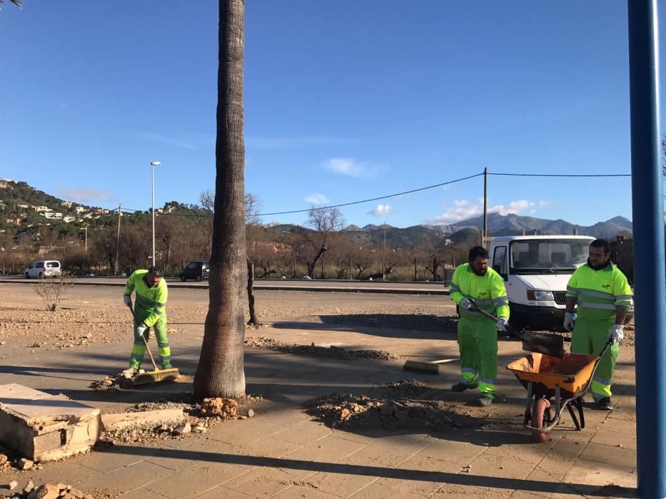 El Port d'Andratx tras el temporal