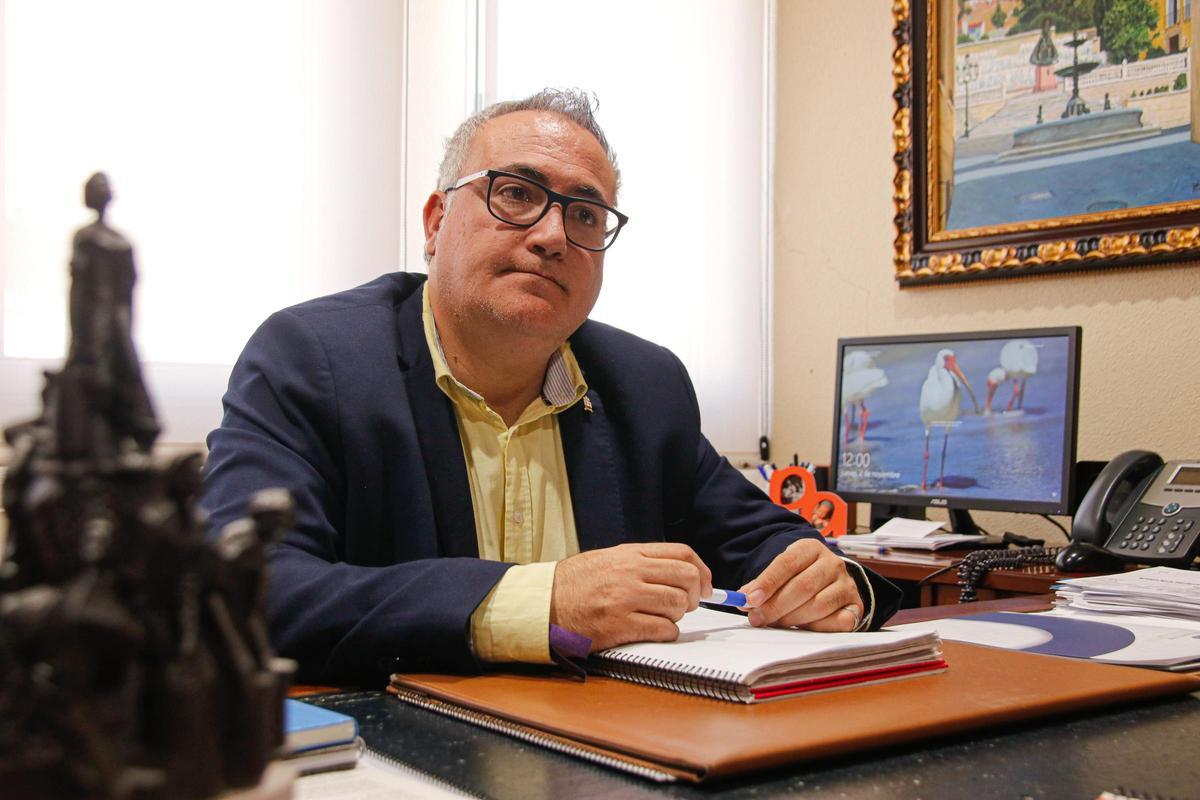 El alcalde de Ibi, el socialista Sergio Carrasco.