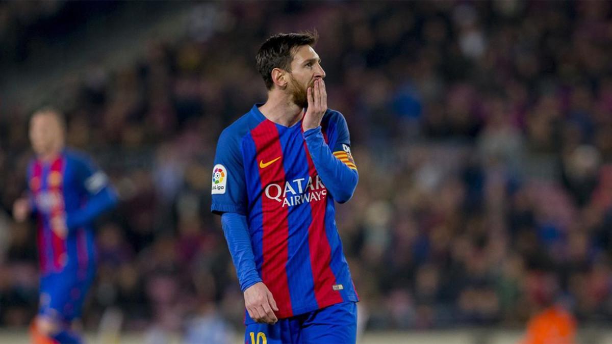 La cara de Messi refleja la tristeza del crack argentino y del equipo