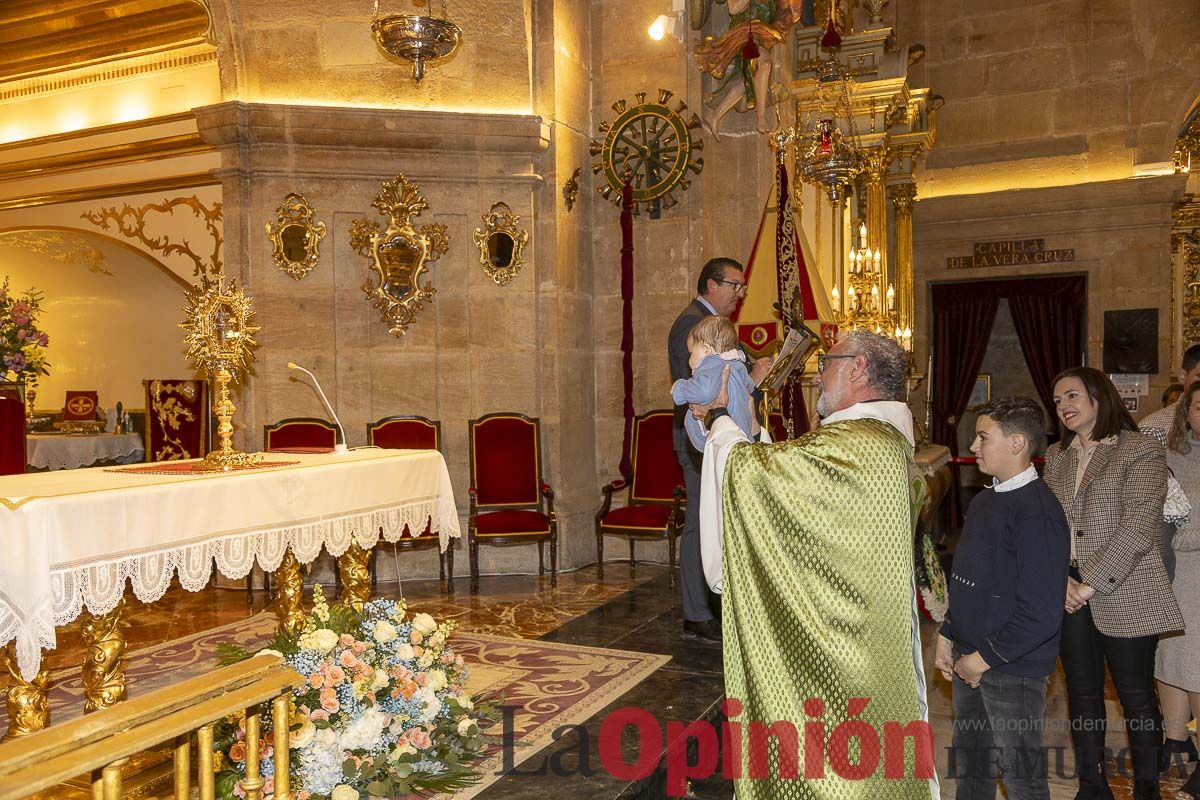 Presentación a la Vera Cruz de Caravaca de los niños nacidos en 2023