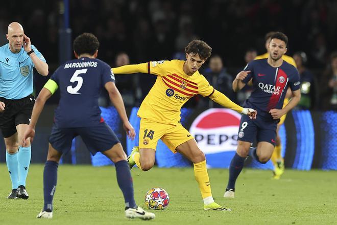 PSG - FC Barcelona, la ida de cuartos de final de la Champions League, en imágenes