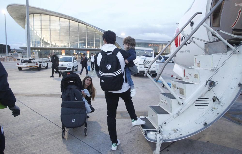 El Valencia ya está en Sevilla para el partido contra el Betis