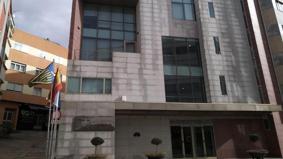 La casa consistorial de Sanxenxo.