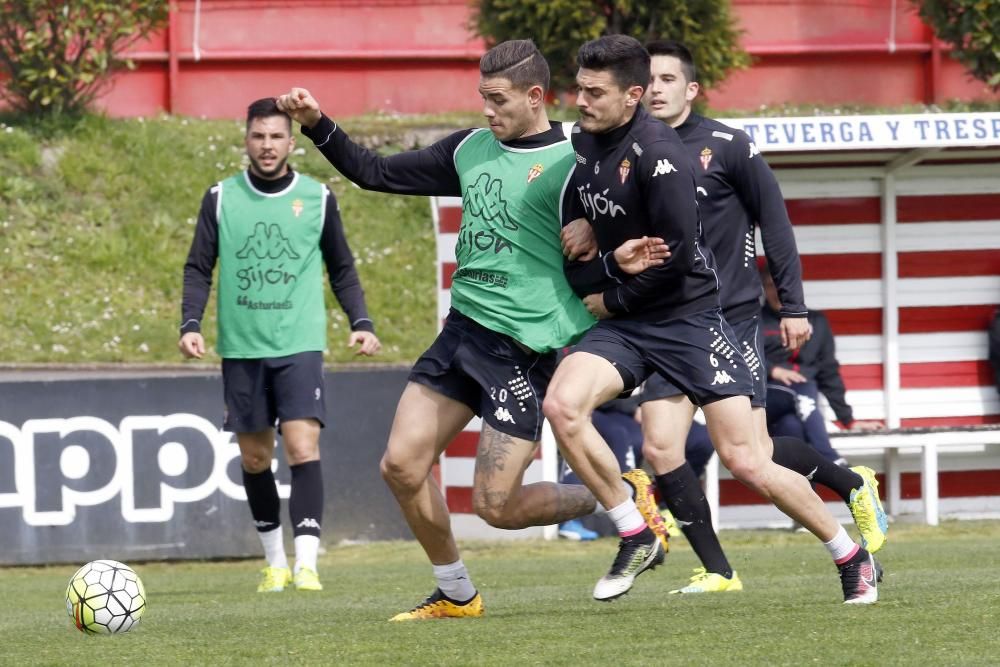 Entrenamiento del Sporting