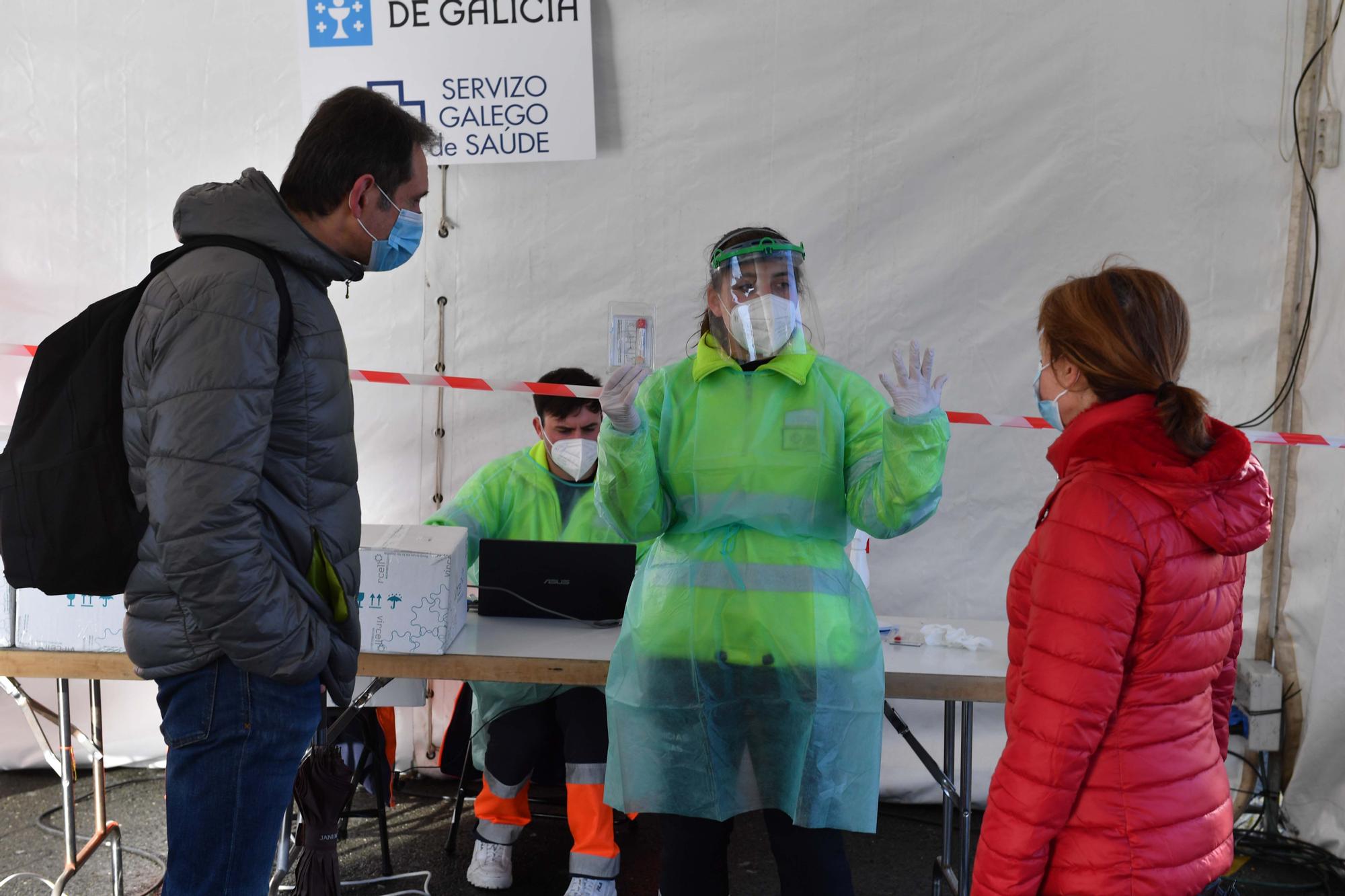 Arranca en A Coruña el nuevo cribado en busca de positivos en COVID