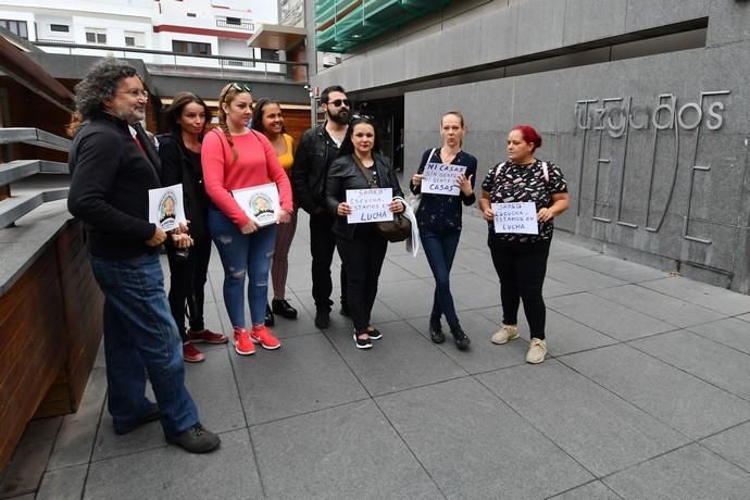 11/06/2019 SAN JUAN. TELDE.  Los vecinos del Valle de Los Nueve van a juicio por la denuncia que interpone el SAREB. Fotógrafa: YAIZA SOCORRO.  | 11/06/2019 | Fotógrafo: Yaiza Socorro