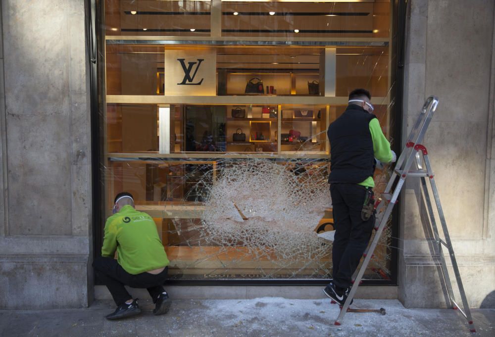 Un atraco en la tienda de Louis Vuitton en Valencia