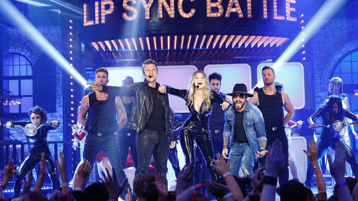 Gigi Hadid y los Backstreet Boys