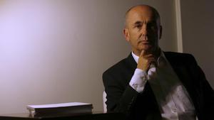 El escritor Don Winslow, en una visita a Madrid. 