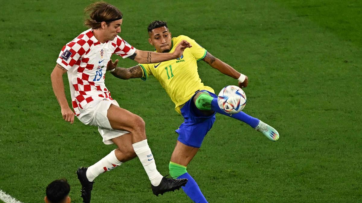 Raphinha contra Croacia