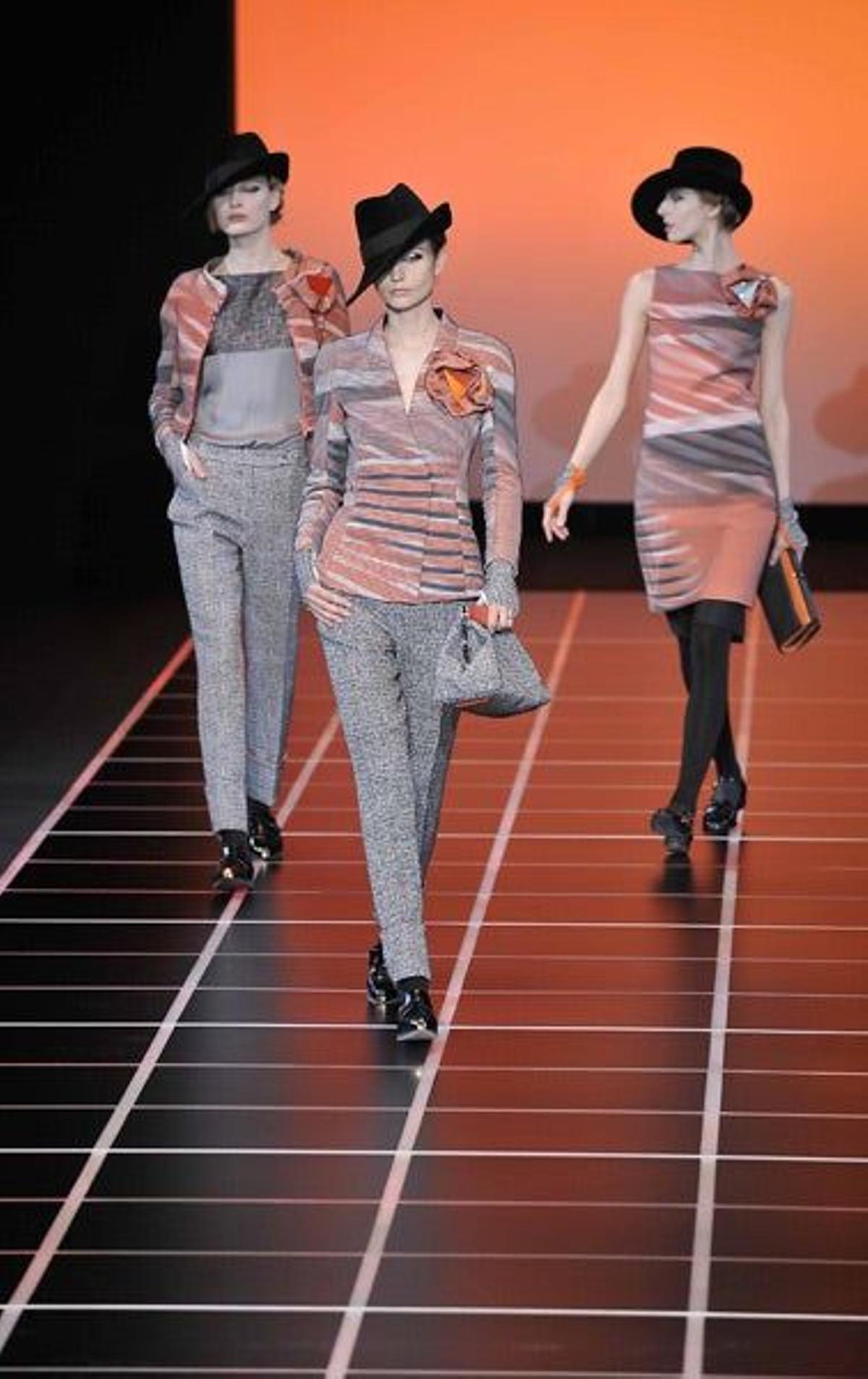 Desfile de Giorgio Armani en la Semana de la Moda de Milán