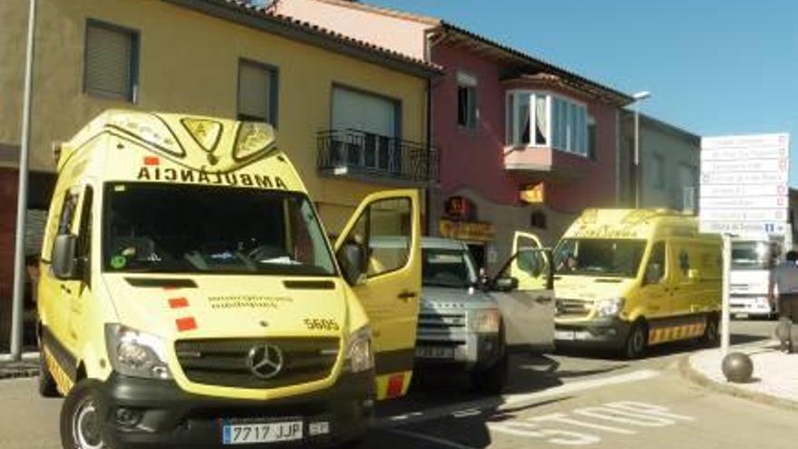 Els serveis d&#039;emergències mobilitzats a Sant Joan les Fonts.