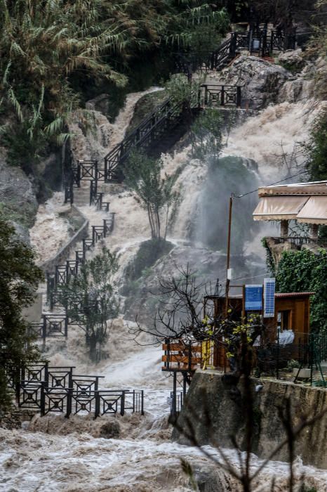 Fuentes del Algar y Callosa tras las lluvias