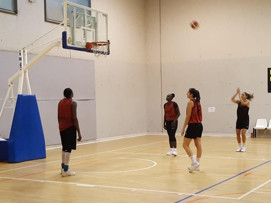 Primer entrenament de la pretemporada de l'Spar Citylift Girona