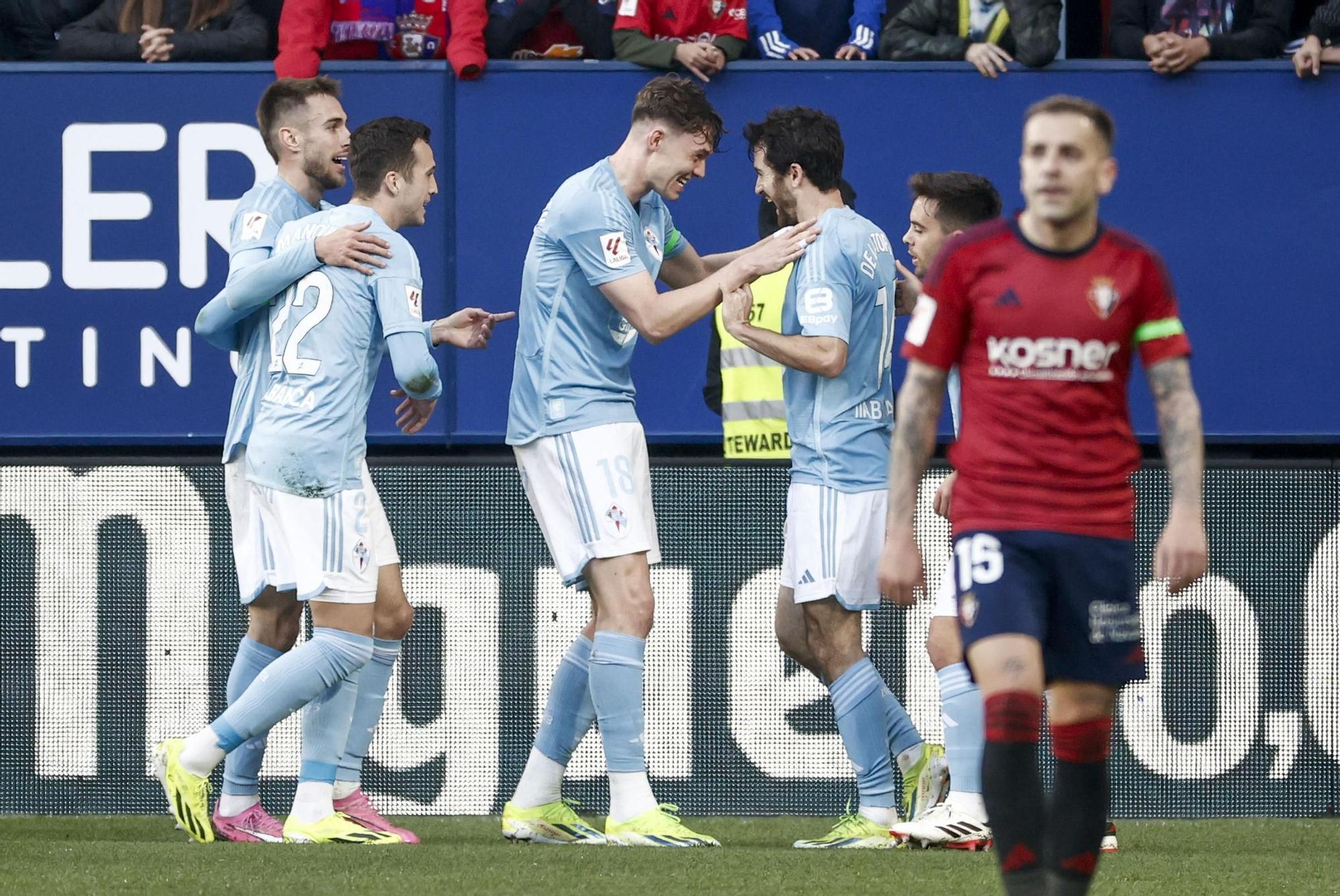 Las mejores imágenes del Osasuna-Celta