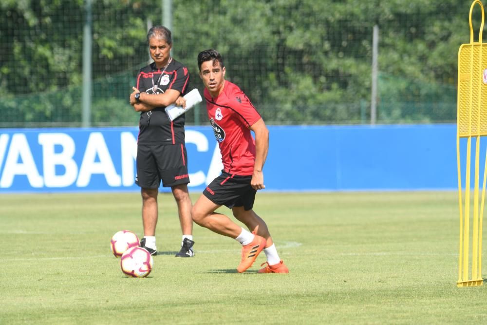 La plantilla deportivista ha tenido este viernes, 13 de julio de 2018, doble sesión de entrenamiento.