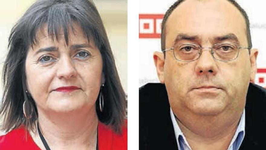 Marina Borrego y Carlos Núñez aspiran a dirigir CCOO en Córdoba