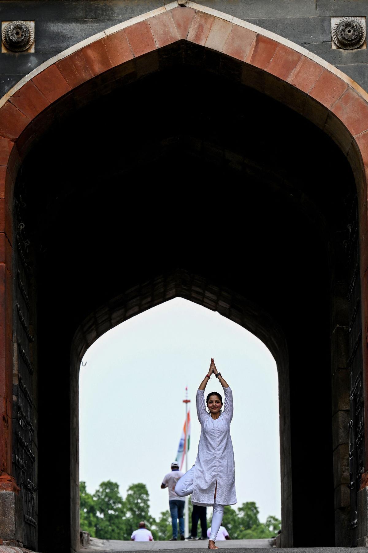 Día Internacional del Yoga en la India