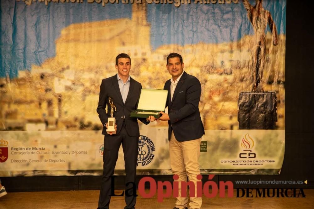 Gala de premios al Deporte murciano en Cehegín