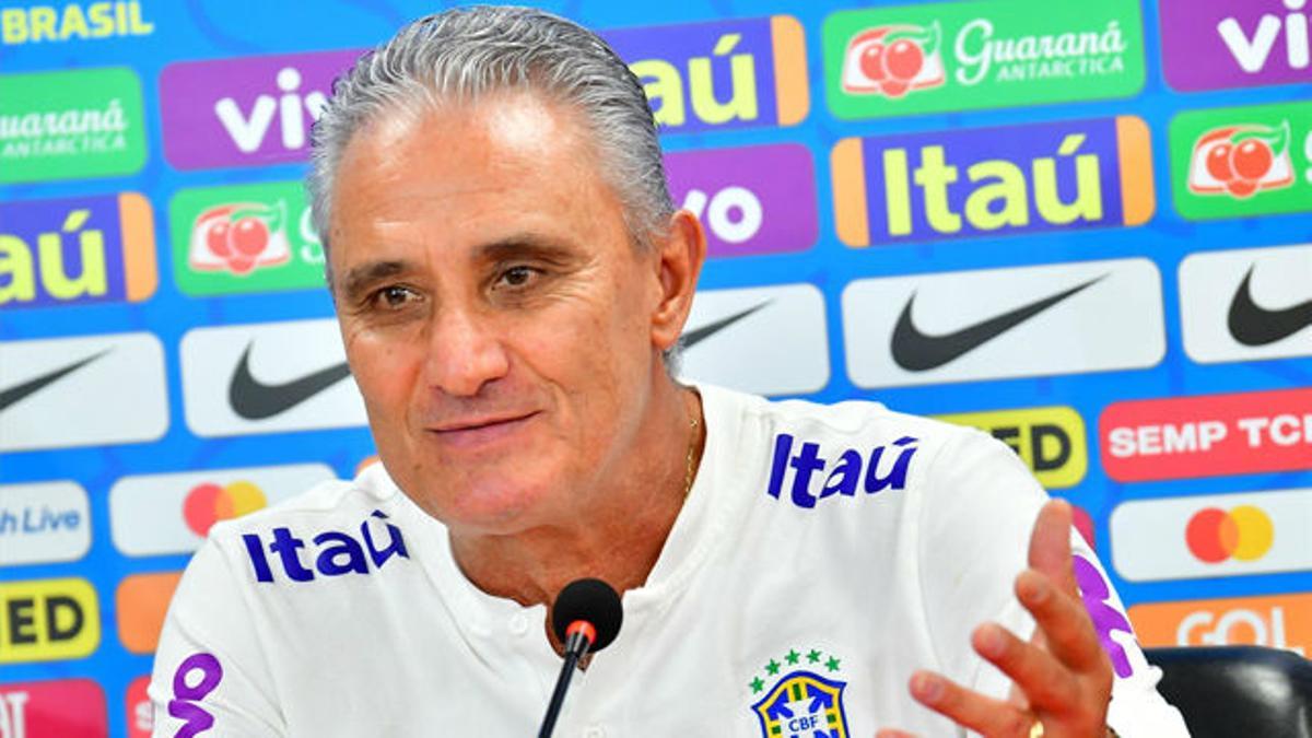 Tite: "No es lo mismo sacar a Rodrygo en el Real Madrid que aquí"