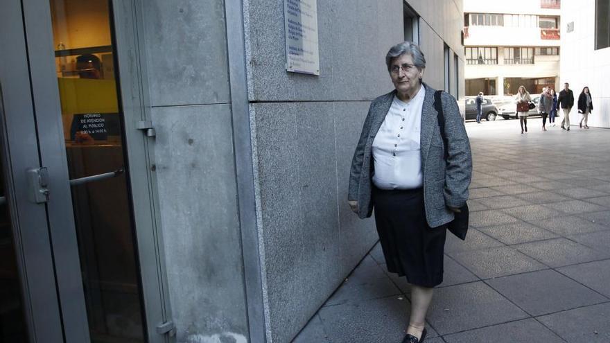 La ex directora general de PlanificacióN del Principado María Jesús Otero, declara por el caso 'Marea'