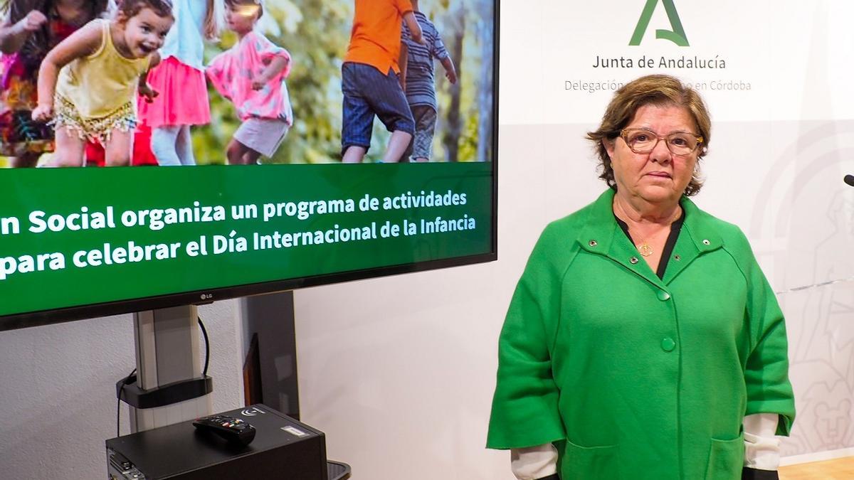 La delegada territorial de Inclusión Social, Juventud, Familias e Igualdad en Córdoba, Dolores Sánchez.
