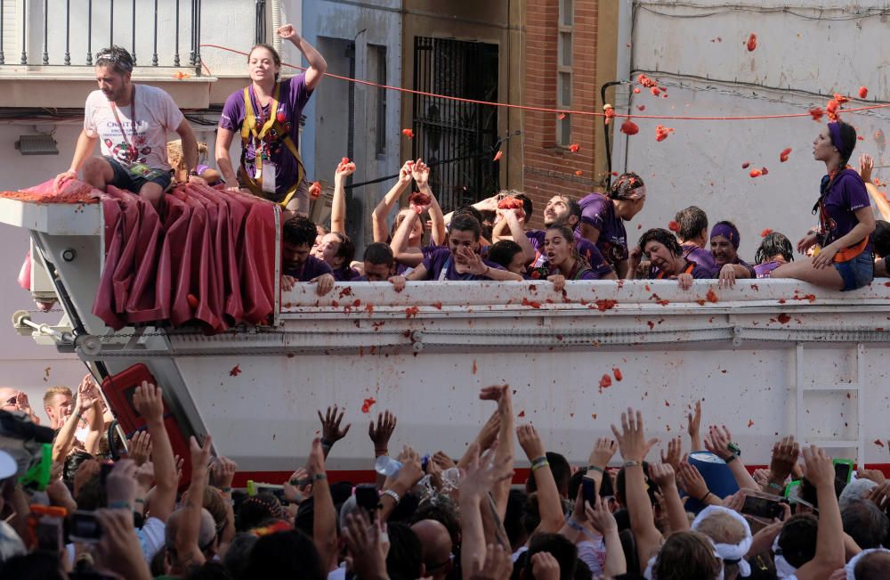 Tomatina de Buñol 2018.