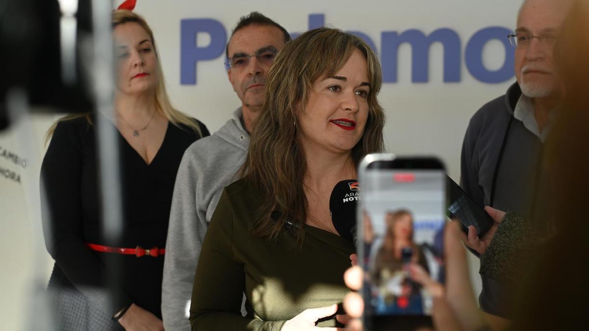 Vídeo | Podemos Aragón y Alianza Verde presentan su candidatura para las elecciones del 8F