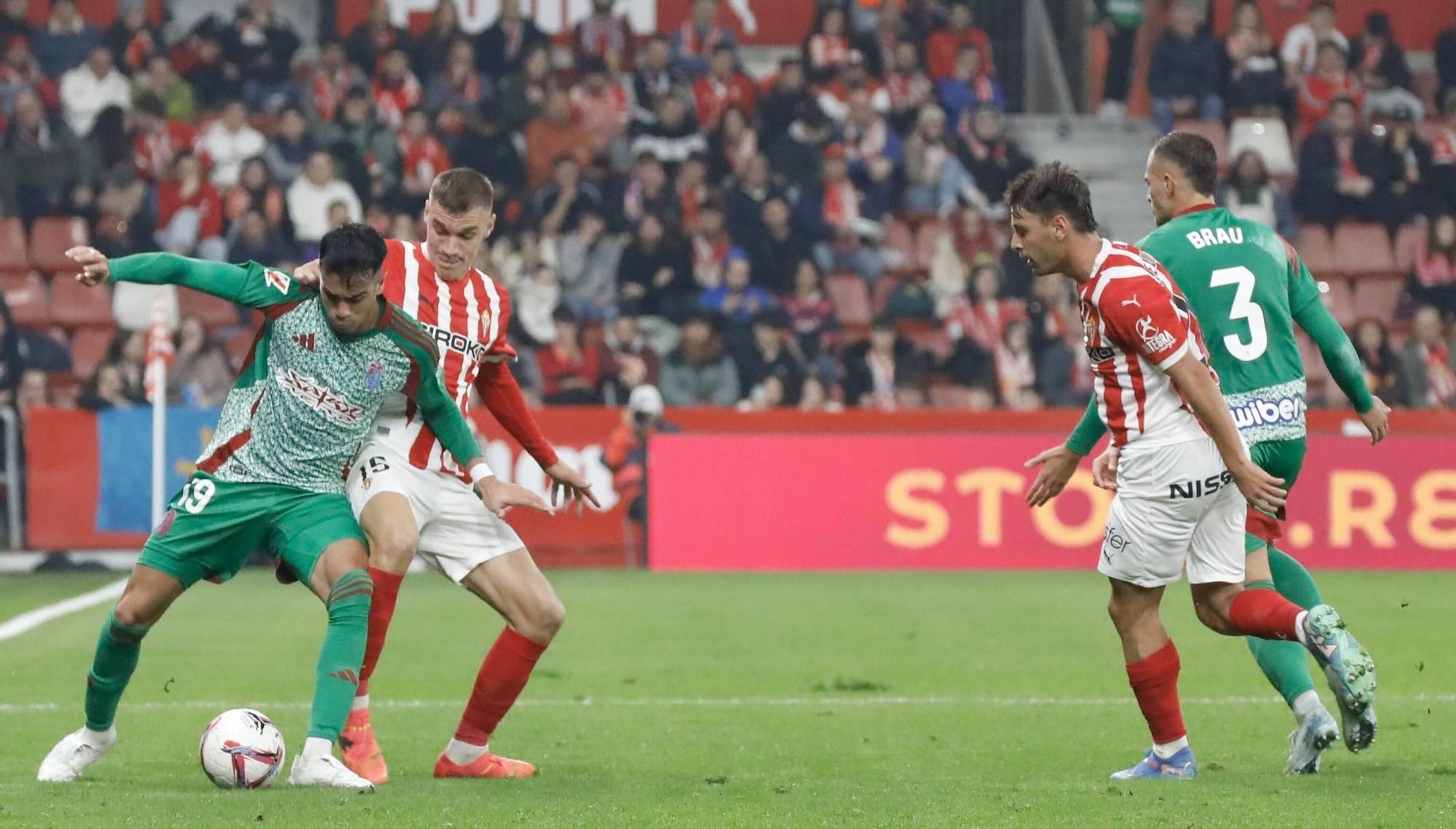 Así fue el partido Sporting-Granada, en imágenes