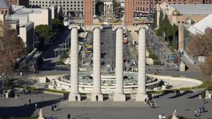 Apagada total a la Font de Montjuïc de Barcelona: es queda sense aigua, llum i música durant uns dies