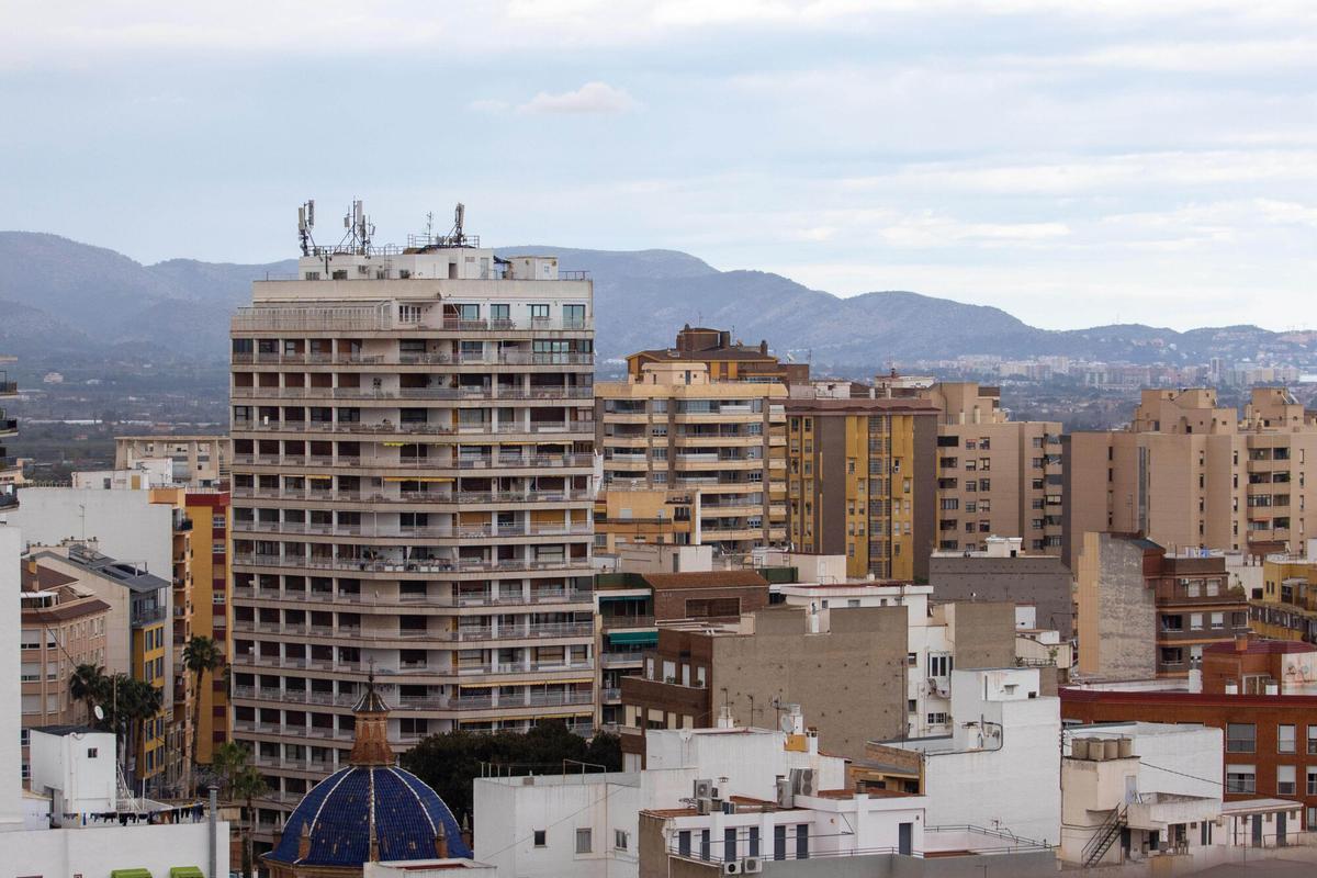 Edificios en Castelló de la Plana.