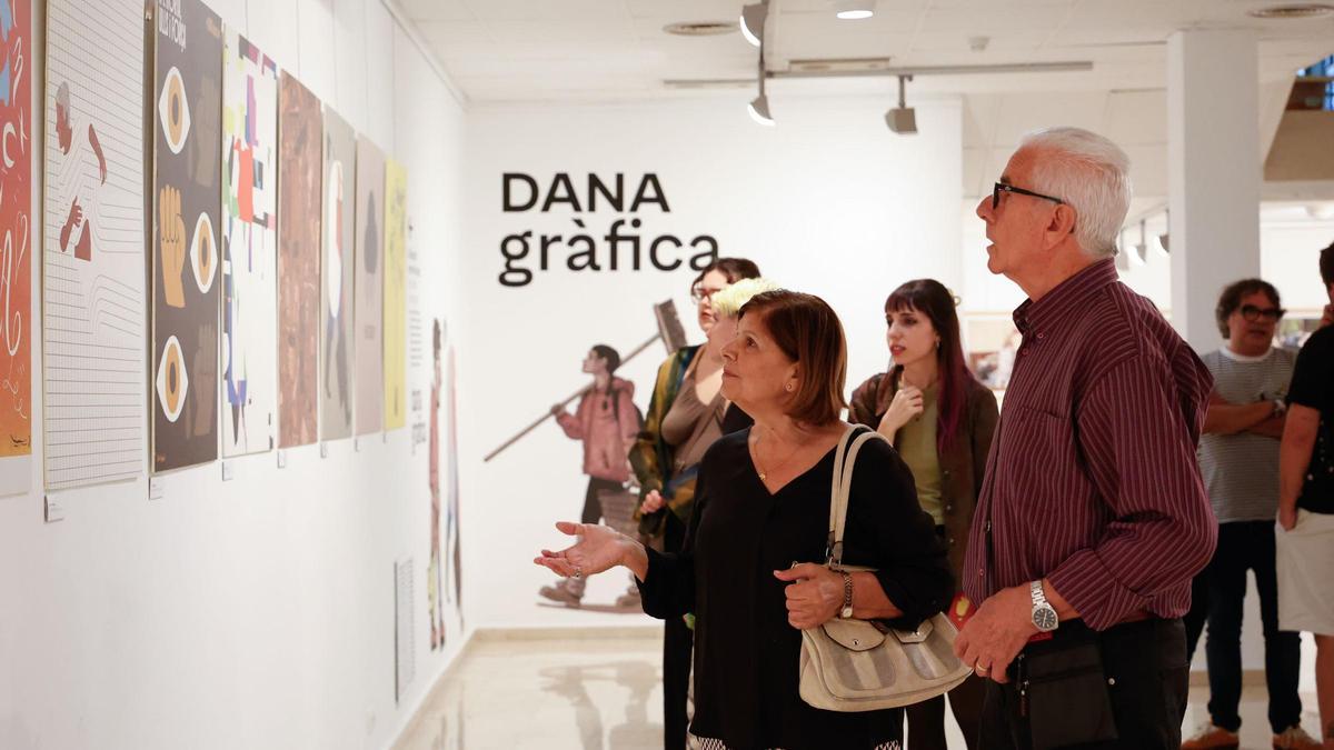 El Centro Cultural Carmen Alborch acogió el 2 de octubre la presentación de la exposición 'Dana Gràfica'.