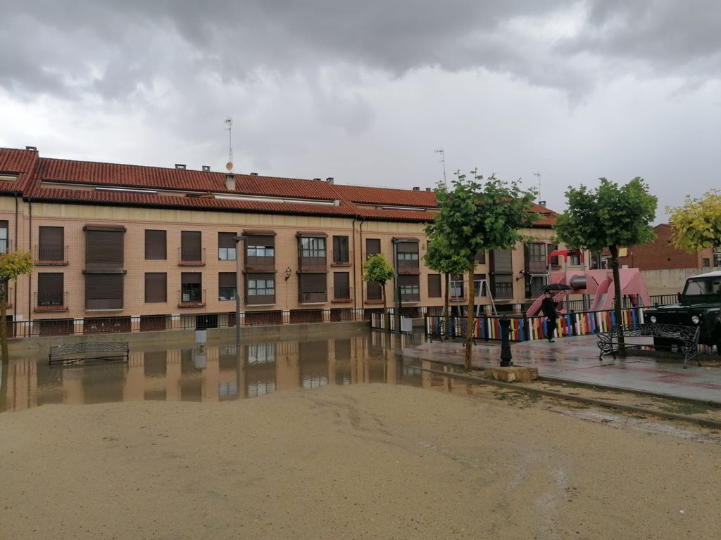 Tromba de agua en Toro