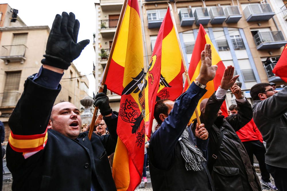 La Falange, en la manifestación en Callosa