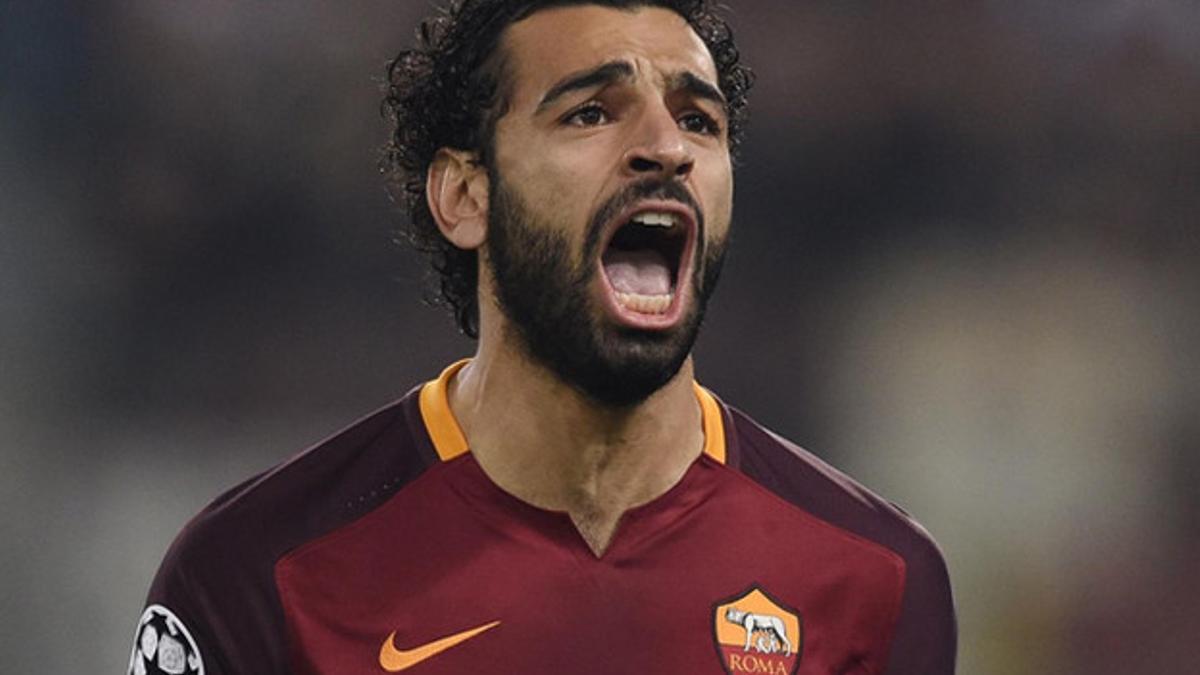 Salah, jugador del Roma, cae lesionado