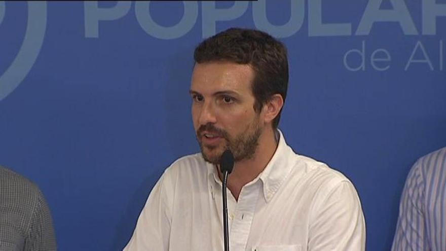 Casado, sobre  el  debate catalán: &quot;El Gobierno responderá con firmeza&quot;