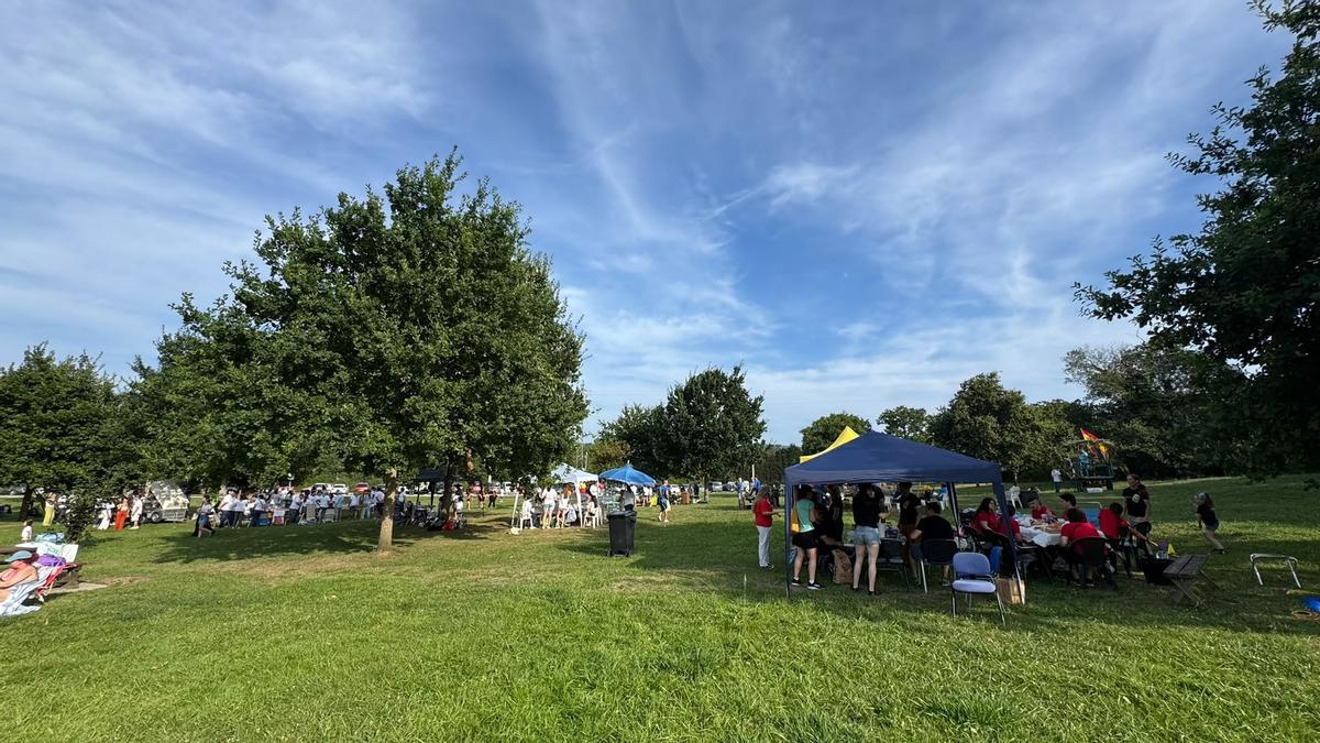 Ambiente en el área recreativa.