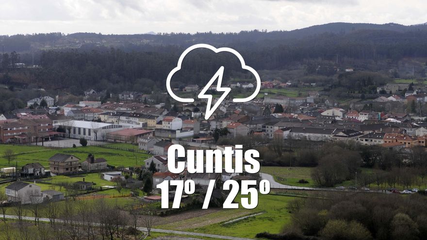 El tiempo en Cuntis: previsión meteorológica para hoy, martes 24 de junio