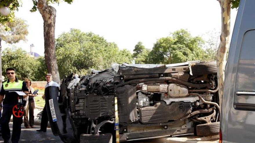 Un hombre de 69 años ha fallecido esta mañana en un accidente de tráfico ocurrido en la plaza de Tetuán de Valencia.